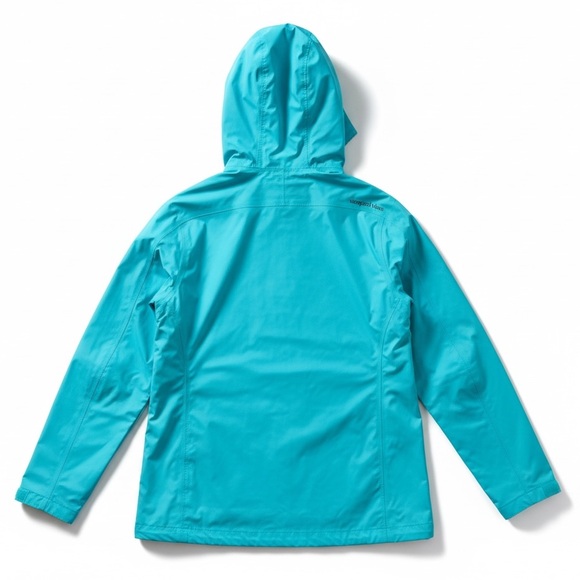 Vineyard Vines Waterproof Raincoat Hooded Rain Jacket Windbreaker Aqua Blue M - Picture 3 of 11